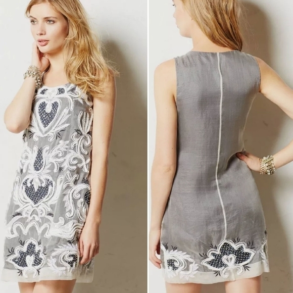 Anthropologie Maeve Sugar Swirl Shift Dress - Picture 1 of 6